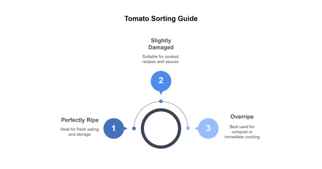 Sort Your Tomatoes First Thing